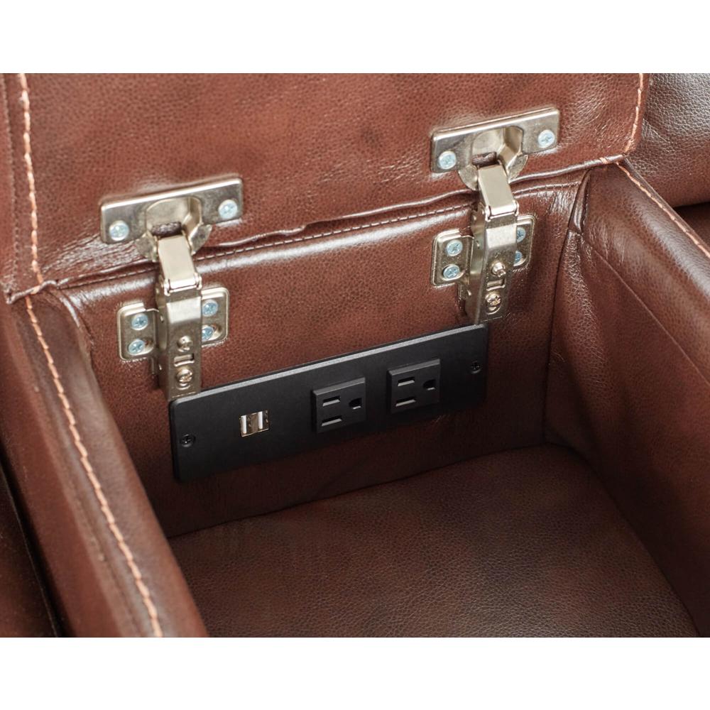 Avant 76" Wide Dual Reclining Rocking Loveseat with Console. Picture 6