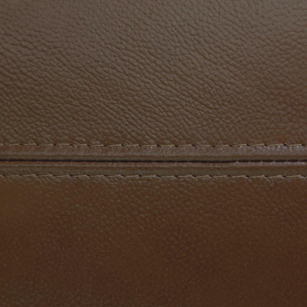 Charleston 63" Wide Top Grain Leather Loveseat. Picture 8