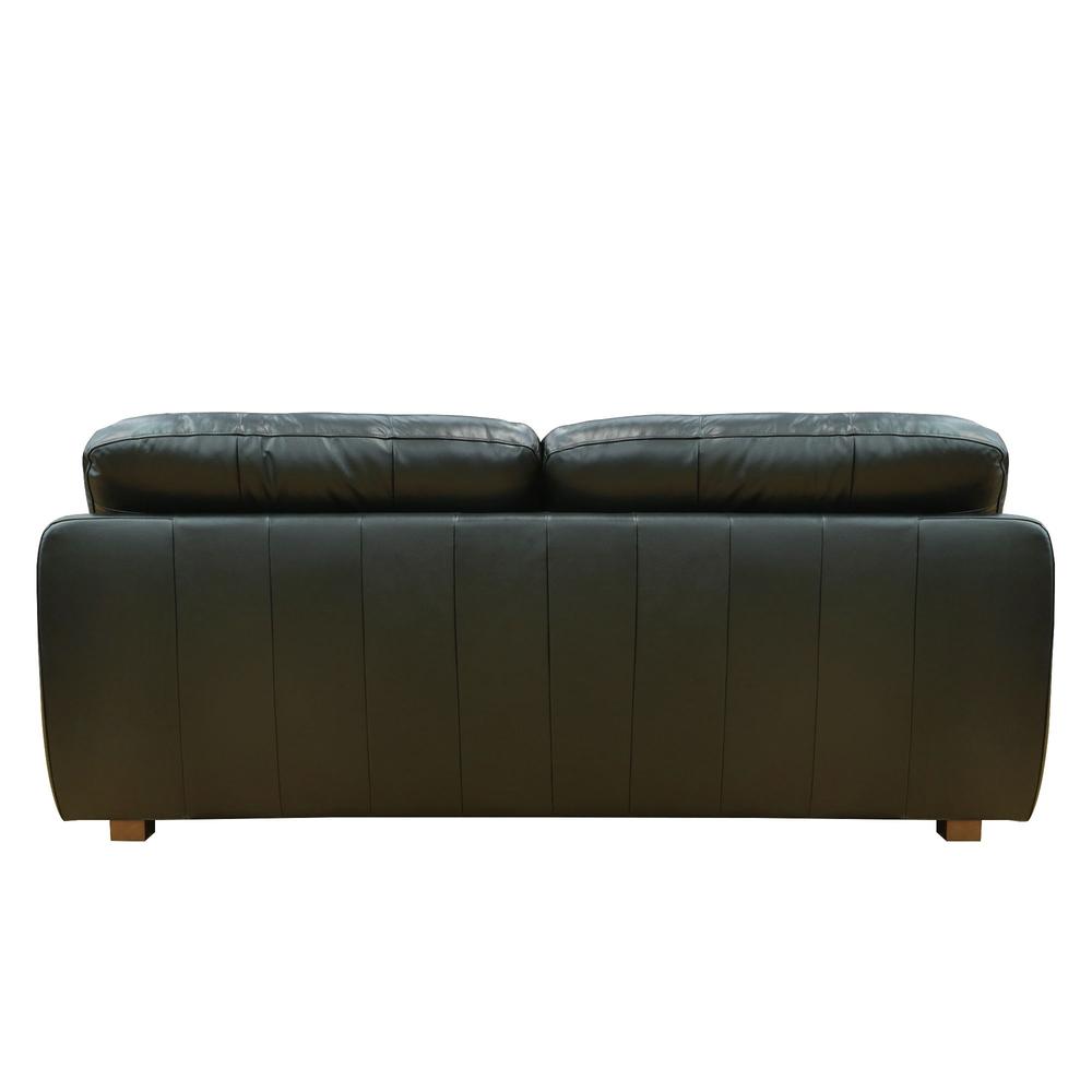 Jayson 89" Wide Top Grain Leather Sofa. Picture 5