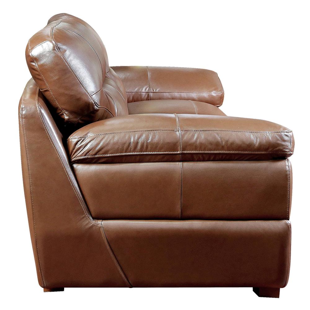 Jayson 89" Wide Top Grain Leather Sofa. Picture 2
