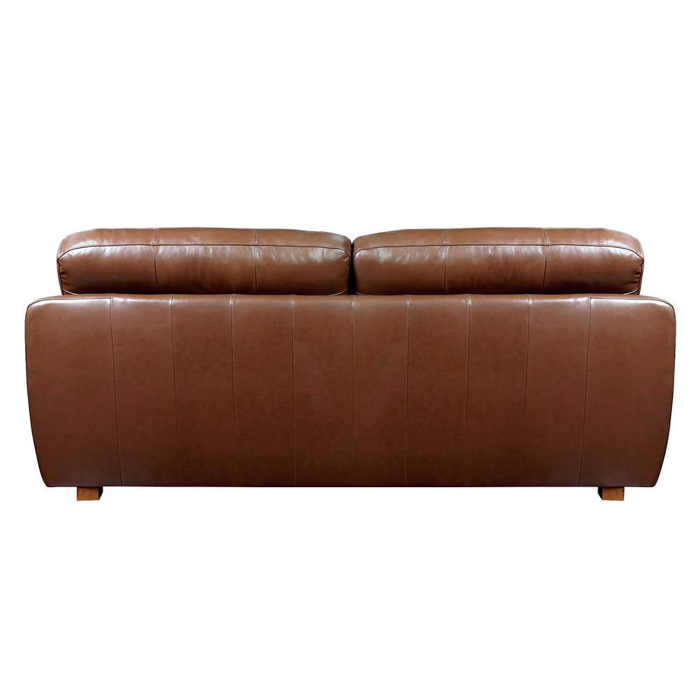 Jayson 89" Wide Top Grain Leather Sofa. Picture 3