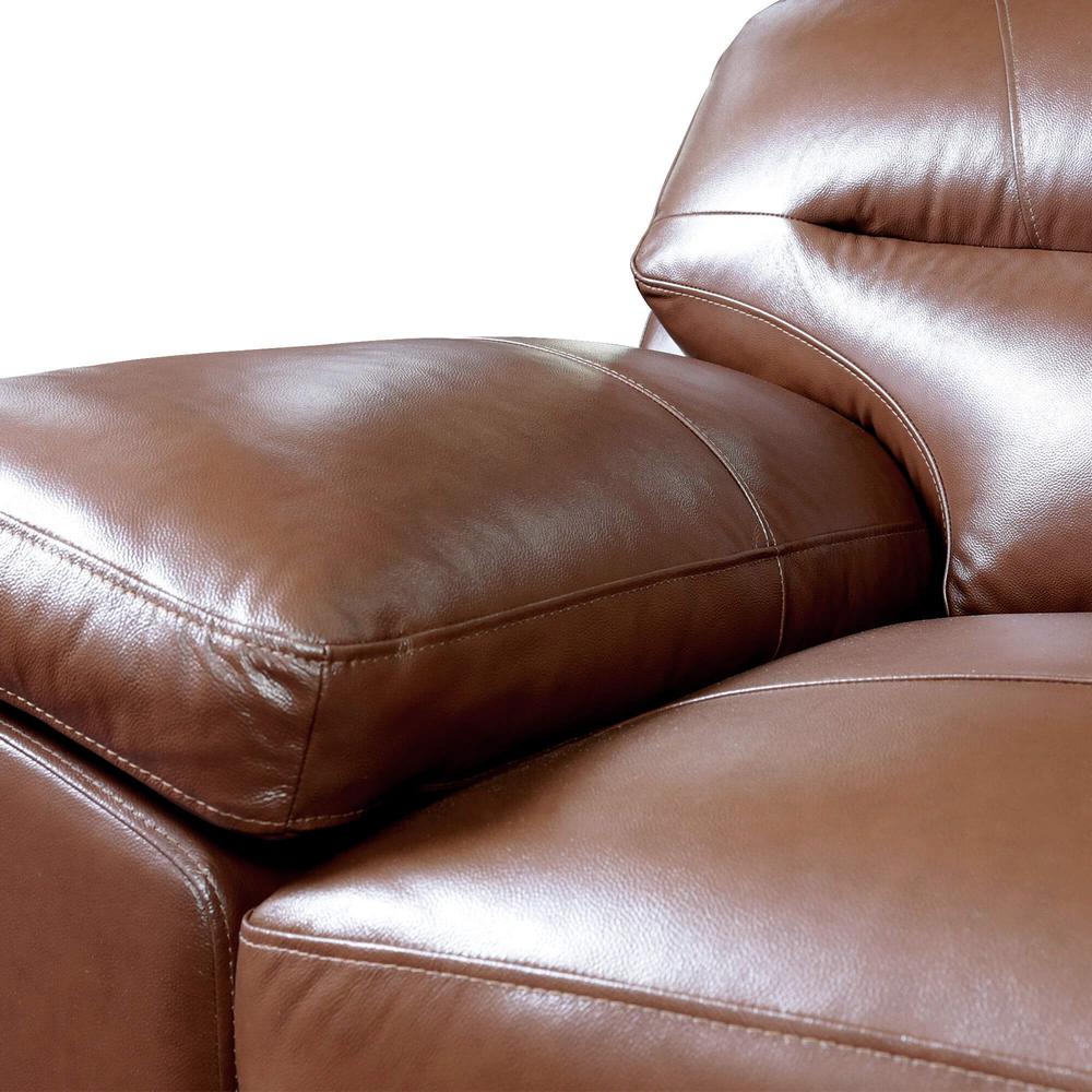 Jayson 89" Wide Top Grain Leather Sofa. Picture 7