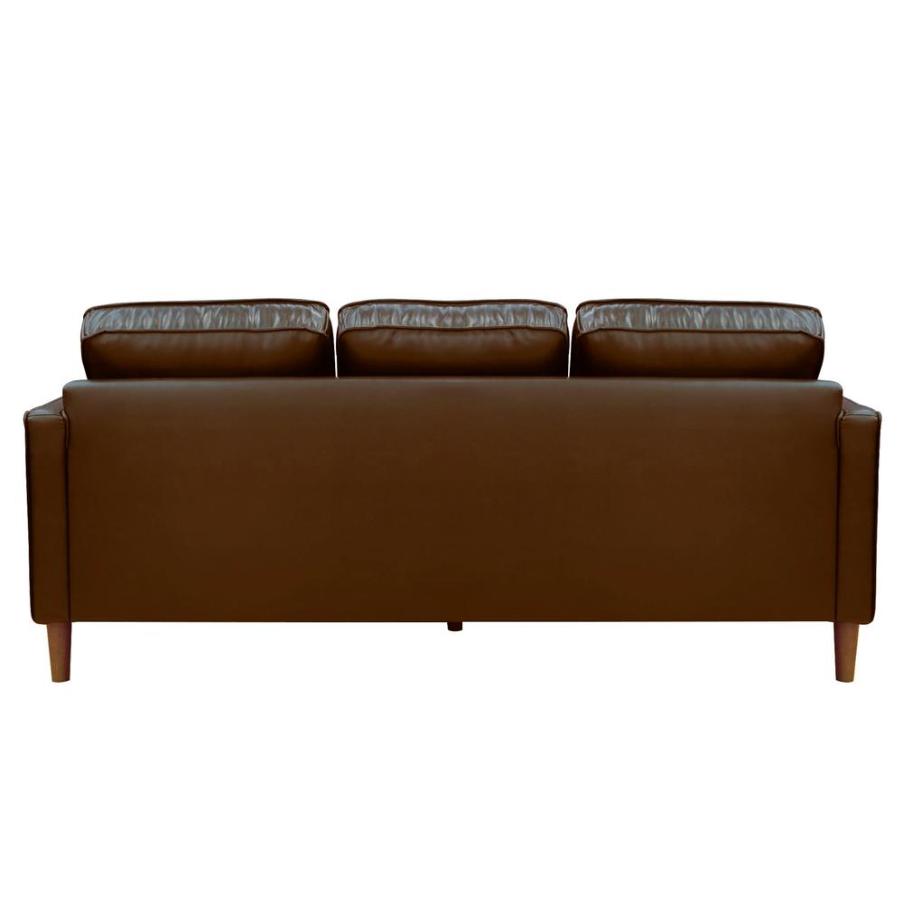 Prelude 79" Wide Top Grain Leather Sofa. Picture 7