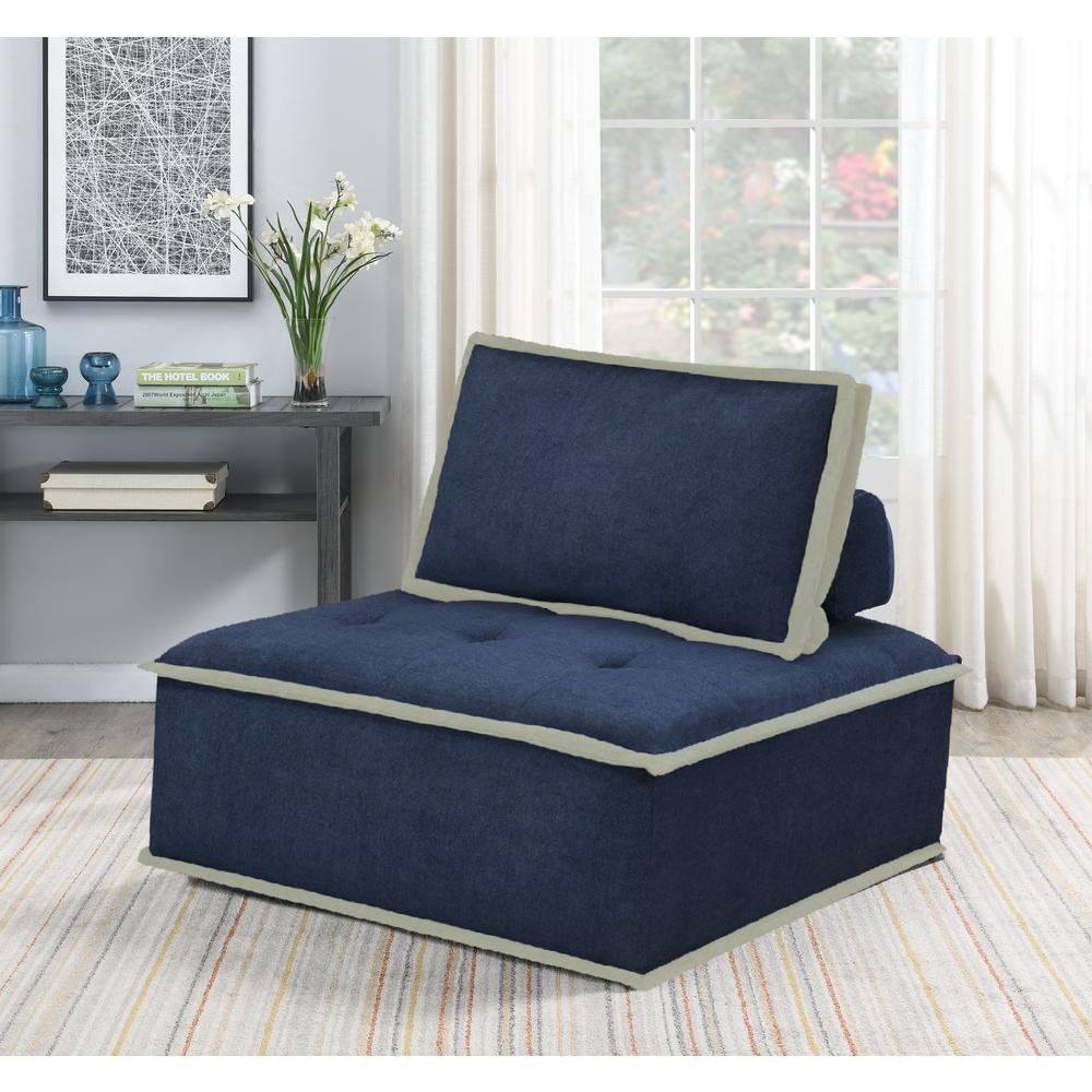 Pixie Armless Accent Chair. Picture 4
