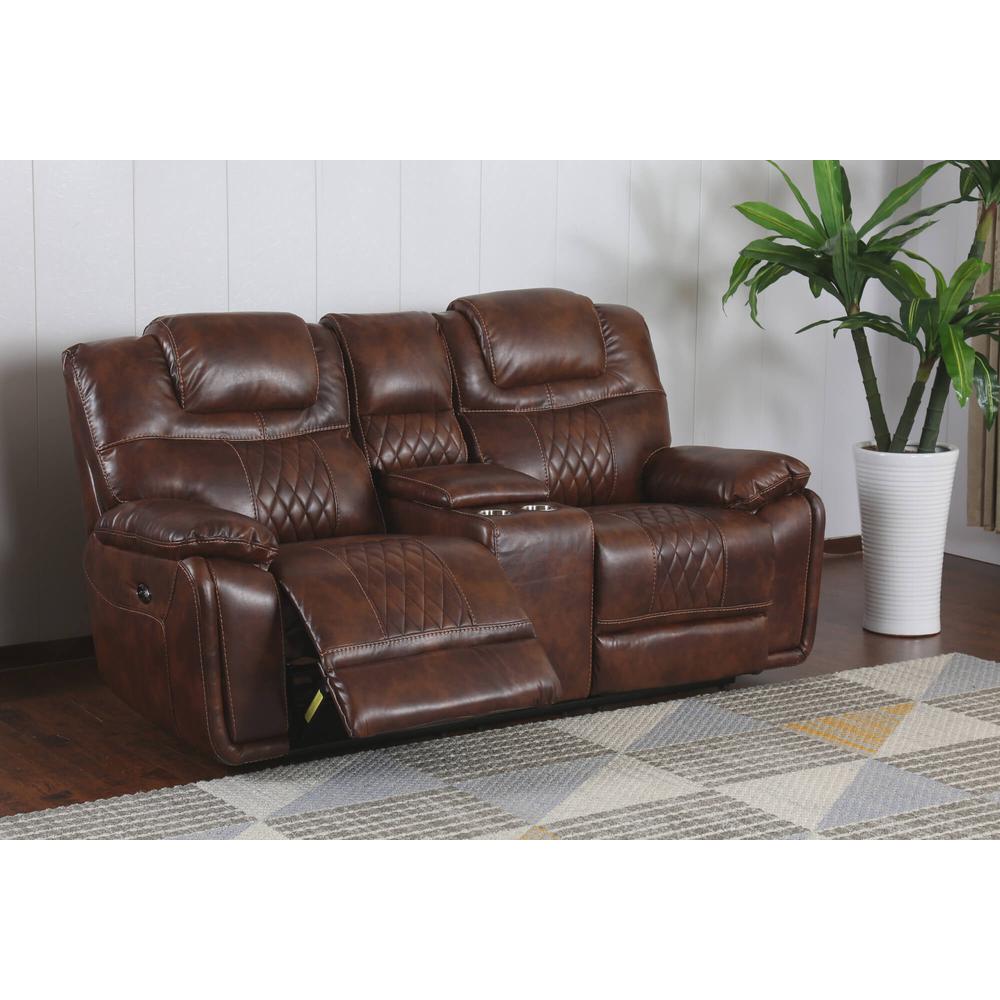 Diamond Power Dual Reclining Loveseat. Picture 2