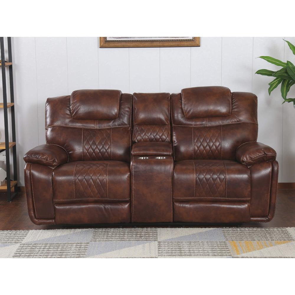 Diamond Power Dual Reclining Loveseat. Picture 3