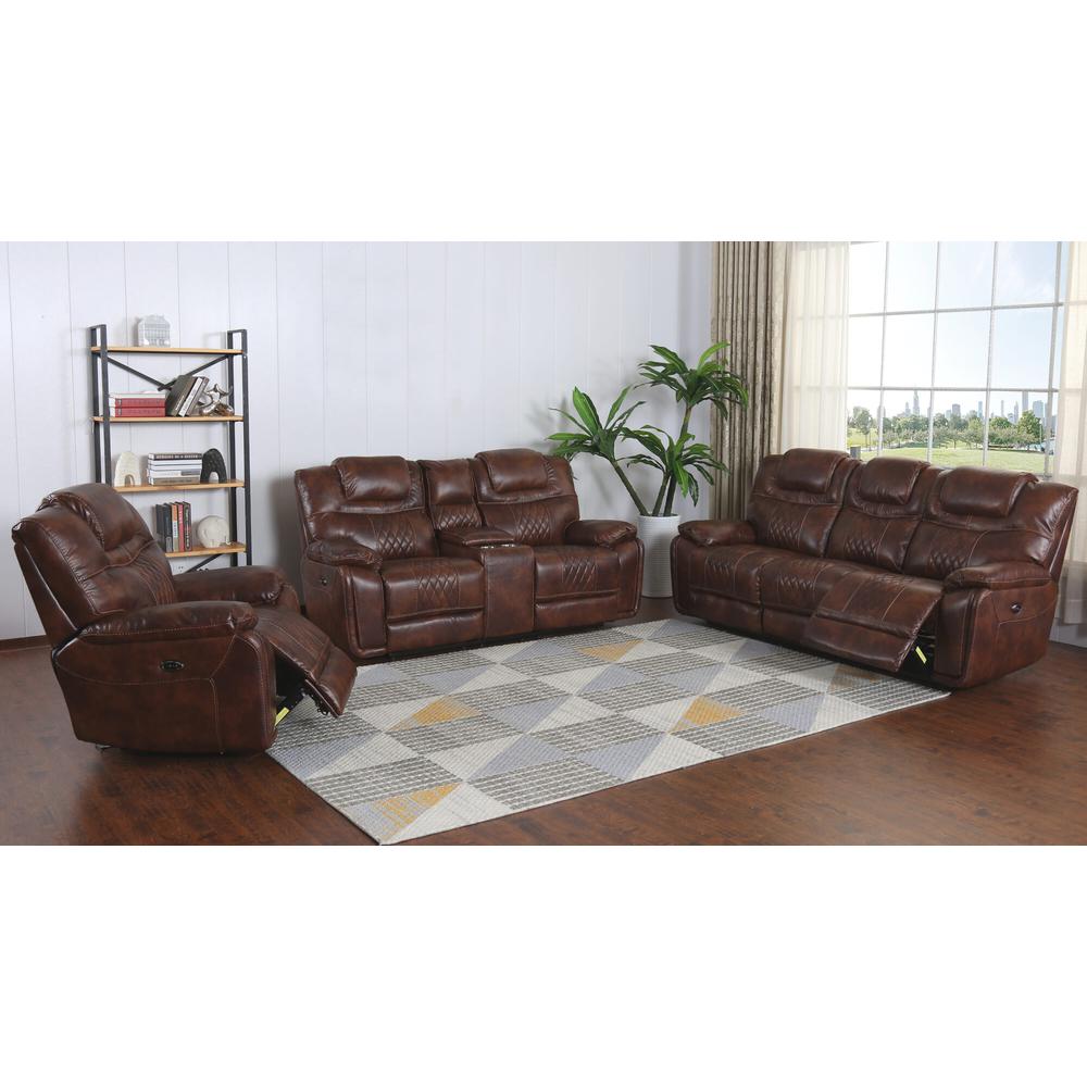 Diamond Power Dual Reclining Loveseat. Picture 4