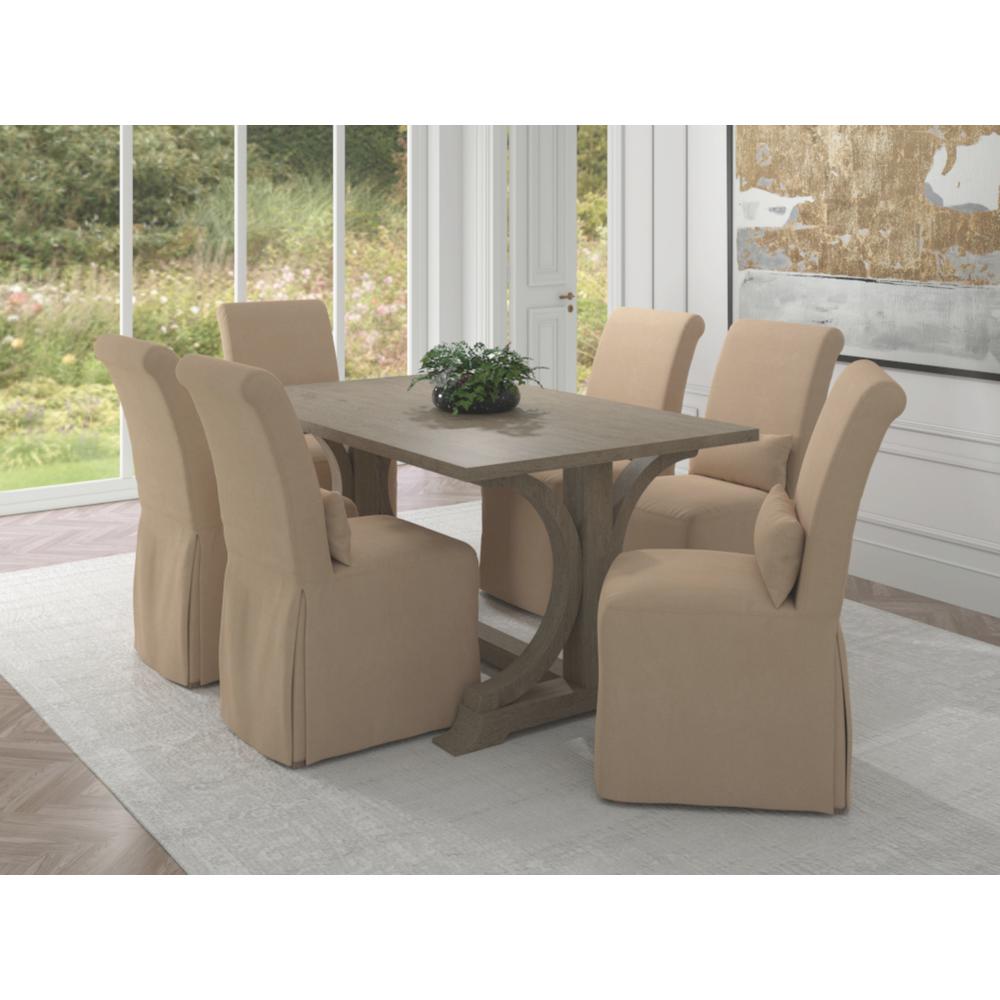 Newport Slipcovered Dining Chair. Picture 4
