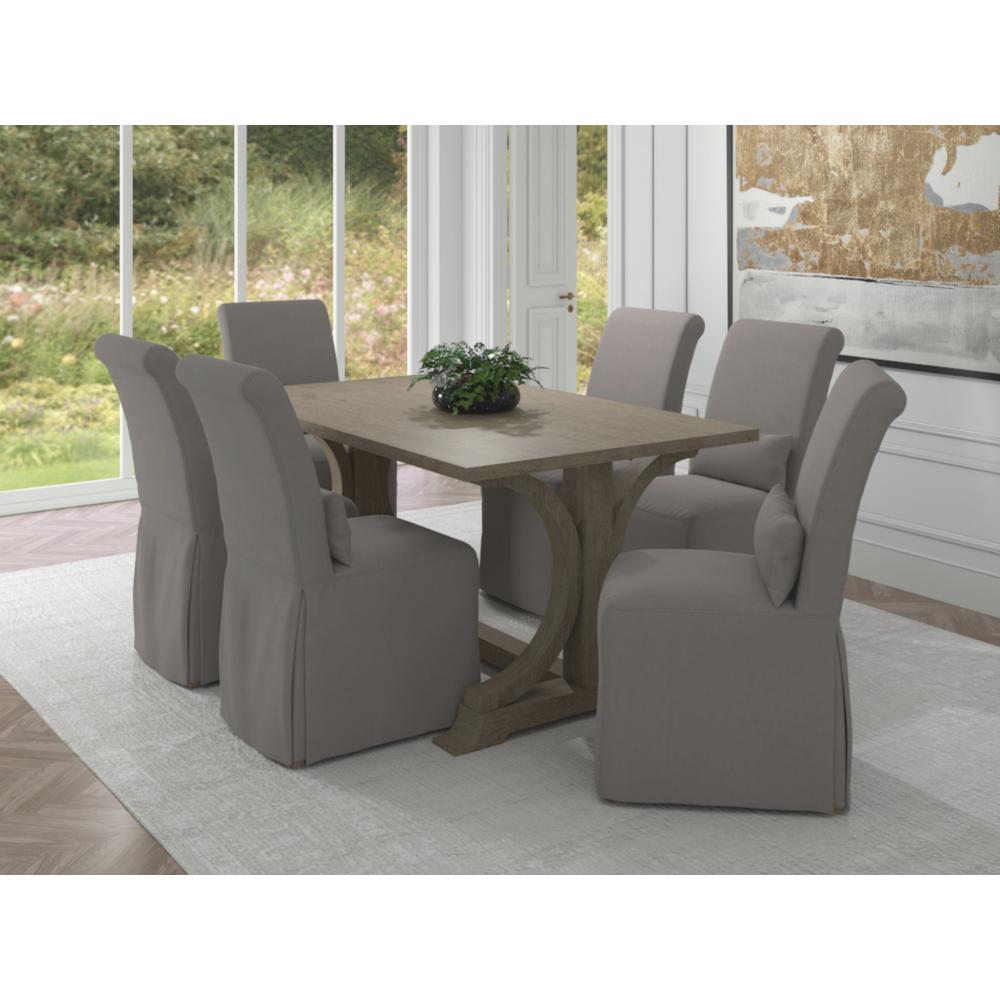 Newport Slipcovered Dining Chair. Picture 3