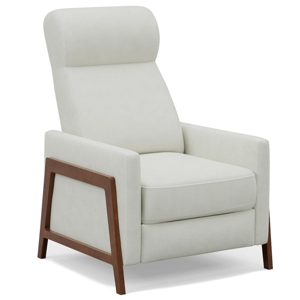 Edge Pushback Leather Recliner. Picture 4