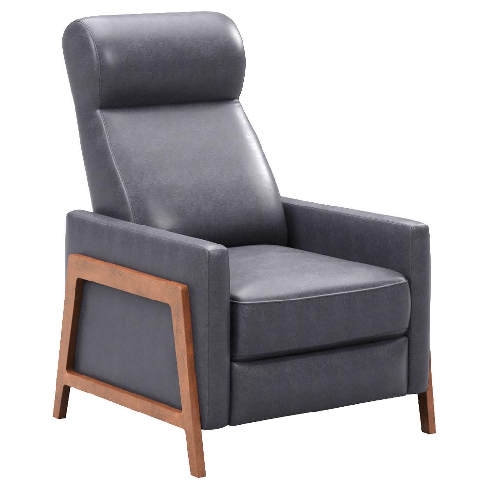 Edge Pushback Leather Recliner. Picture 2