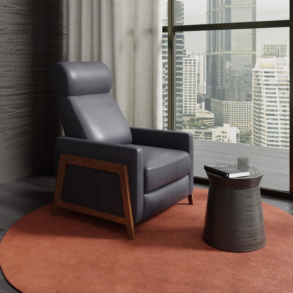 Edge Pushback Leather Recliner. Picture 4