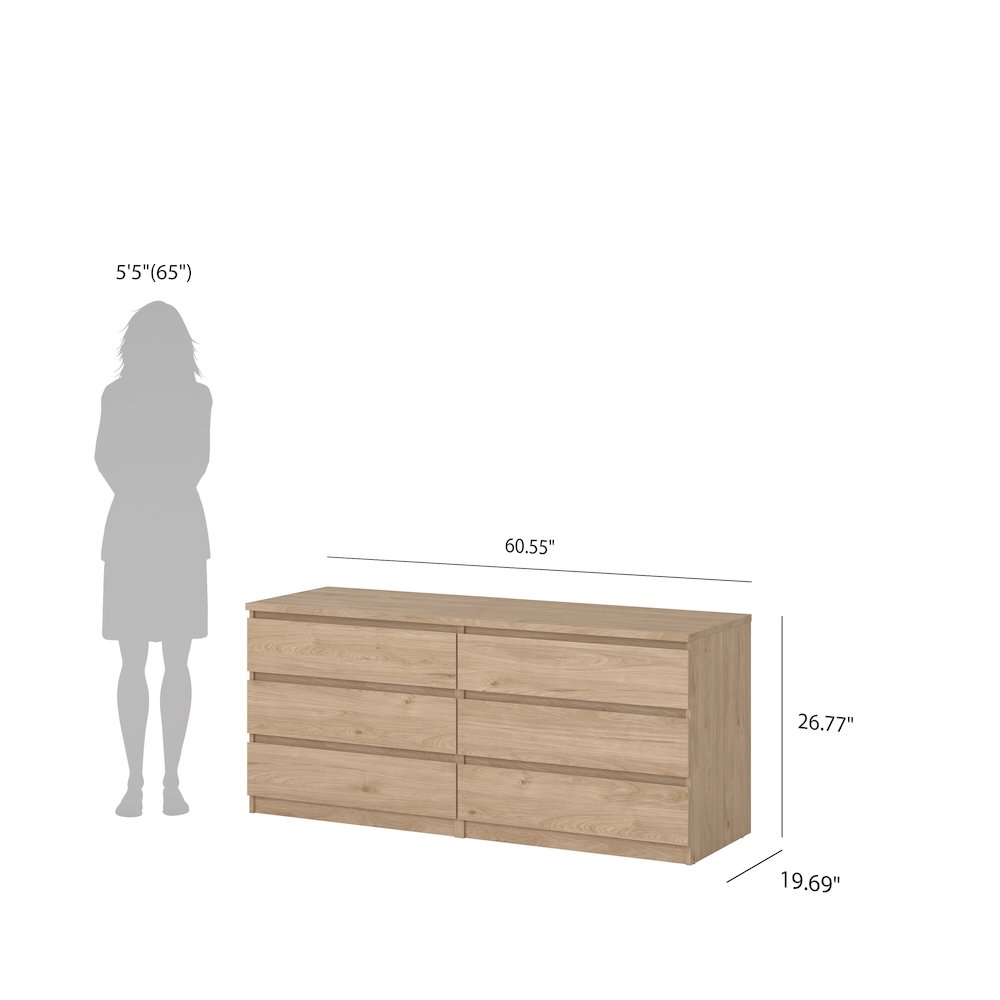 Scottsdale 4-Piece Bedroom Set, Jackson Hickory. Picture 6