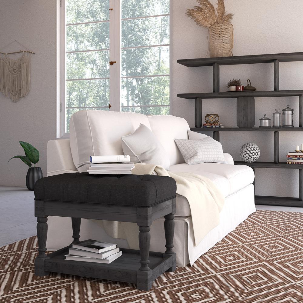 Athena Stool In Black. Picture 2