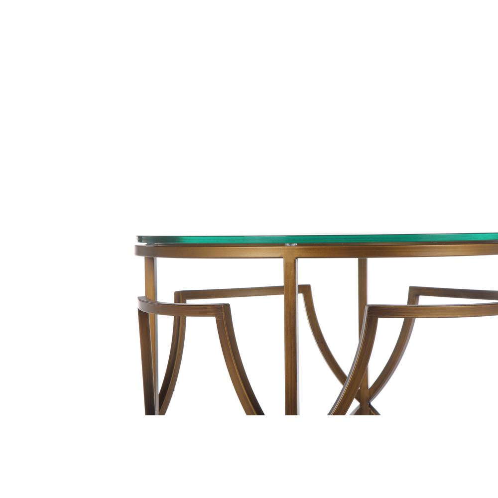 Edward Round Side Table Brass. Picture 5