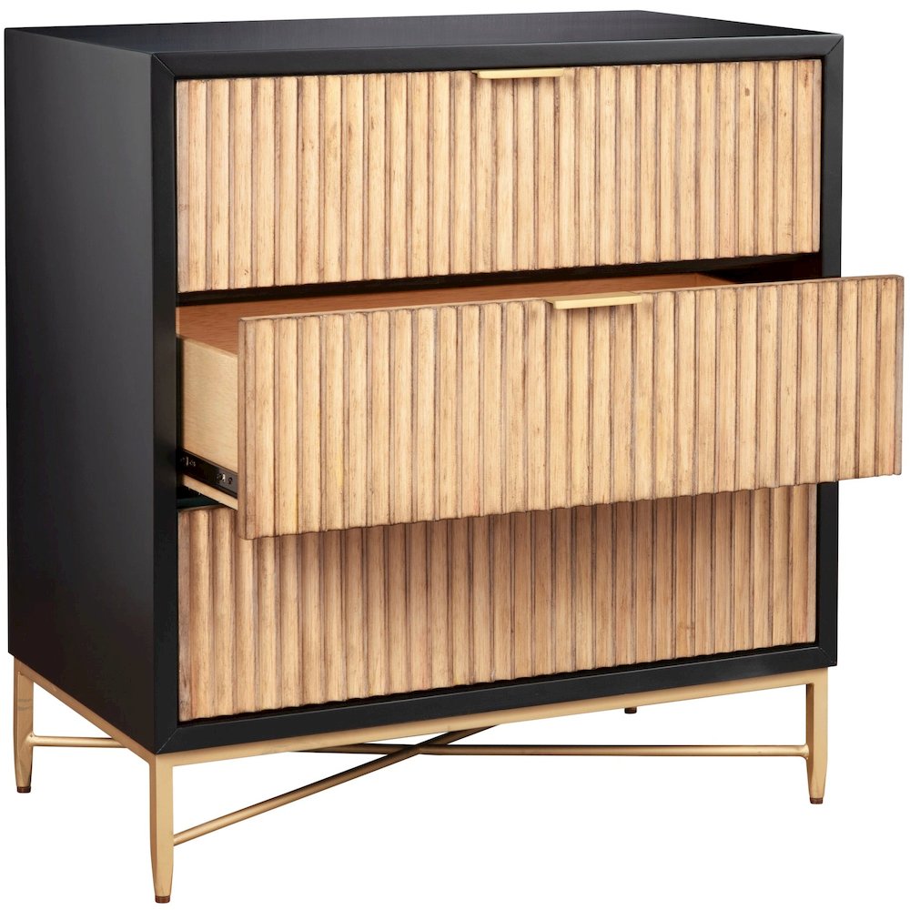 Contemporary Larsen Small Chest (Black). Picture 3