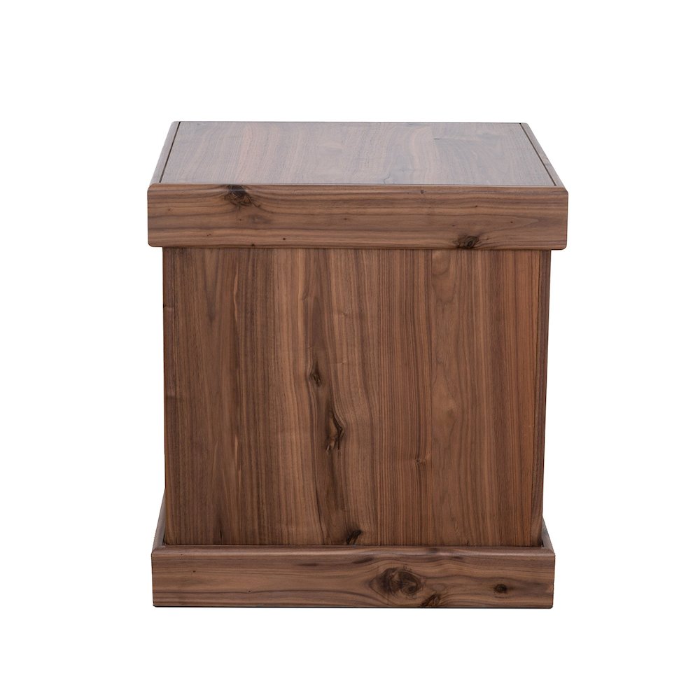 Rustic Modern Sequoia End Table, Walnut. Picture 5