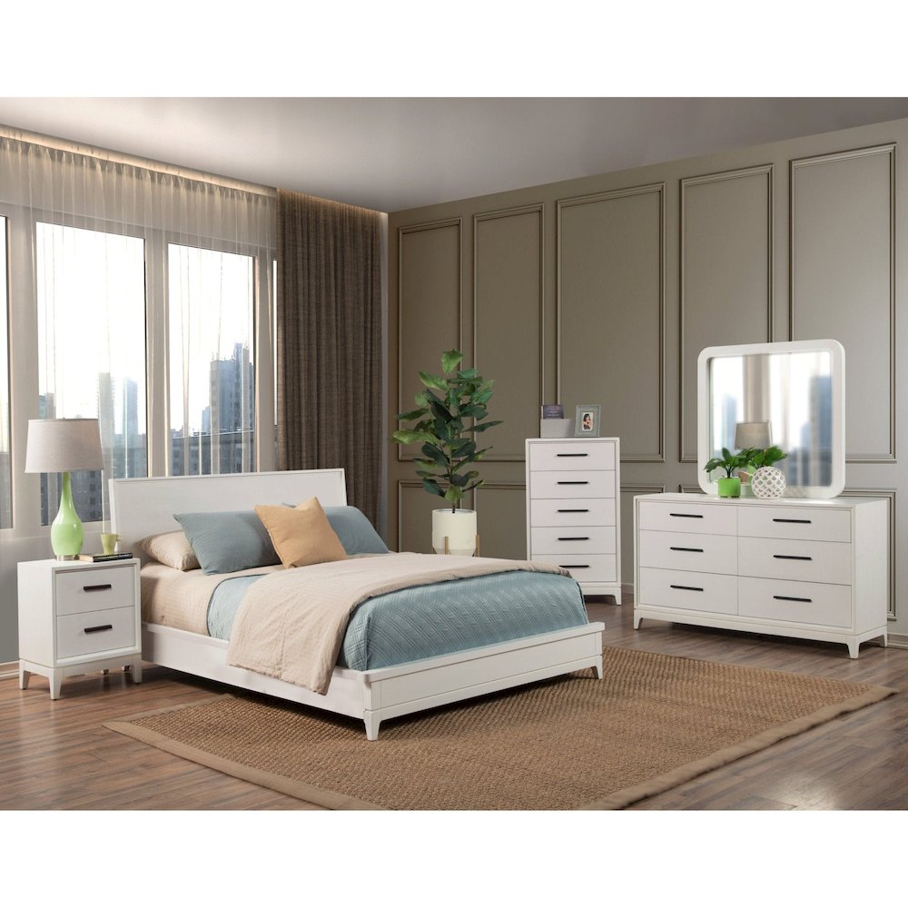 Modern Contemporary Nova Chest, Chalk White. Picture 4