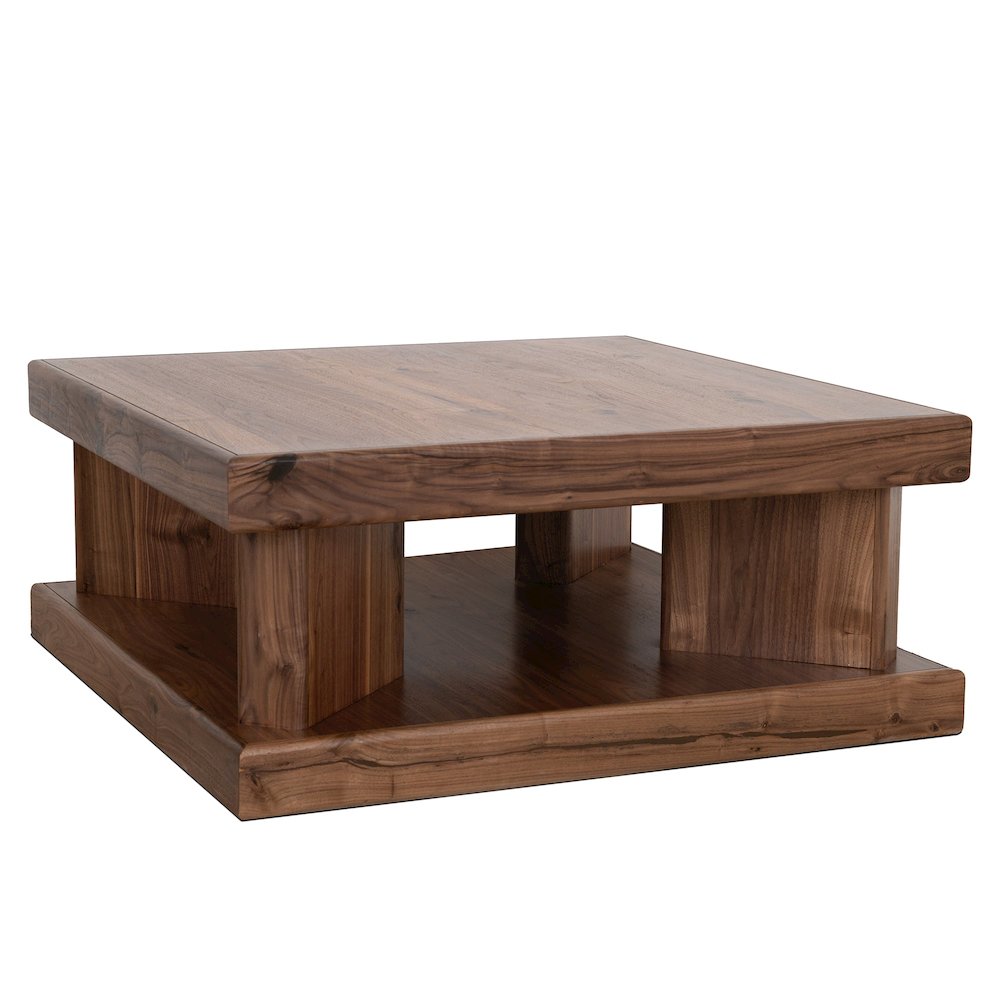 Rustic Modern Sequoia Coffee Table, Walnut. Picture 3
