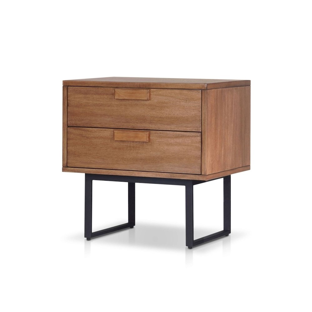 Industrial Allison Nightstand, Chestnut. Picture 3