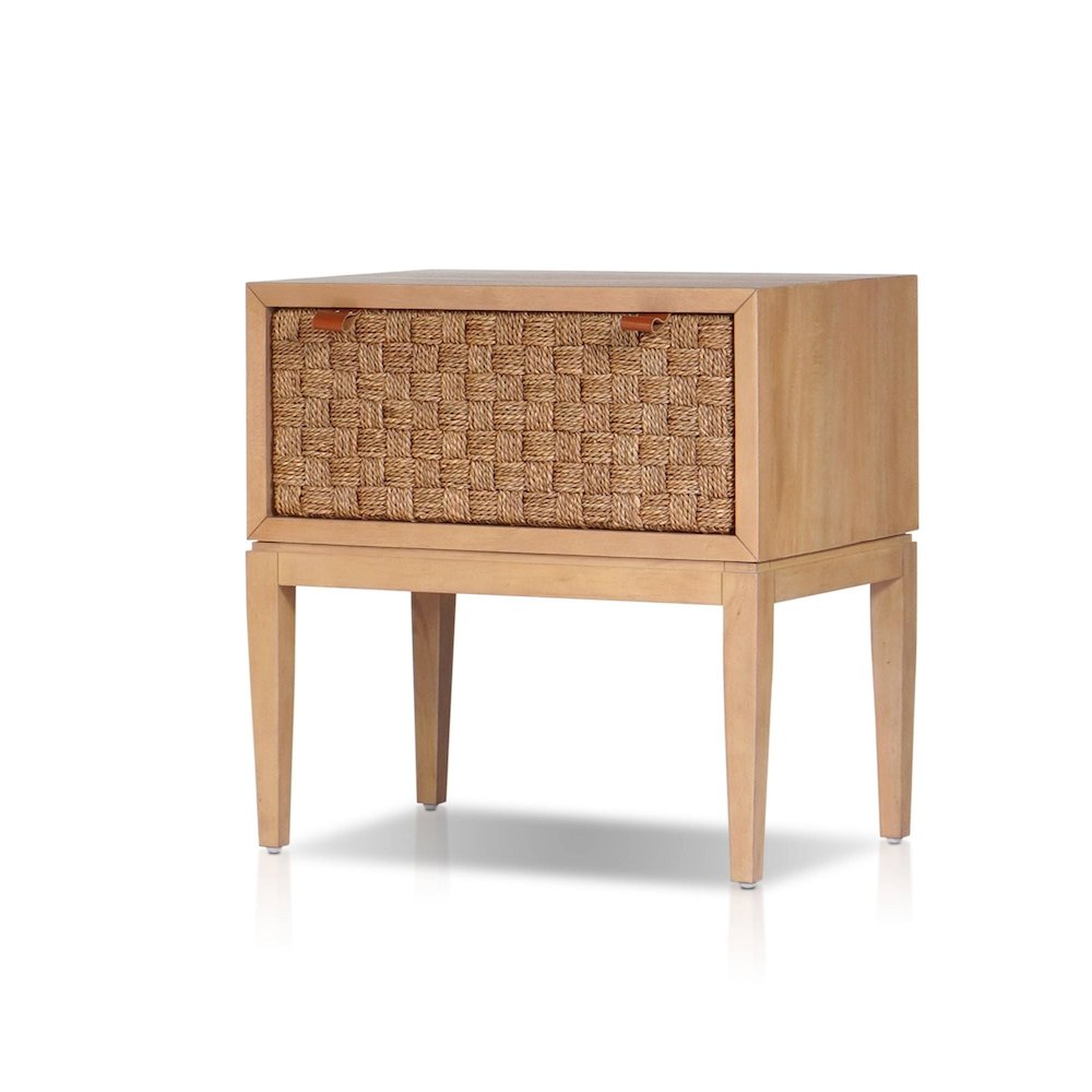 Transitional Roxanna Nightstand, Natural. Picture 3