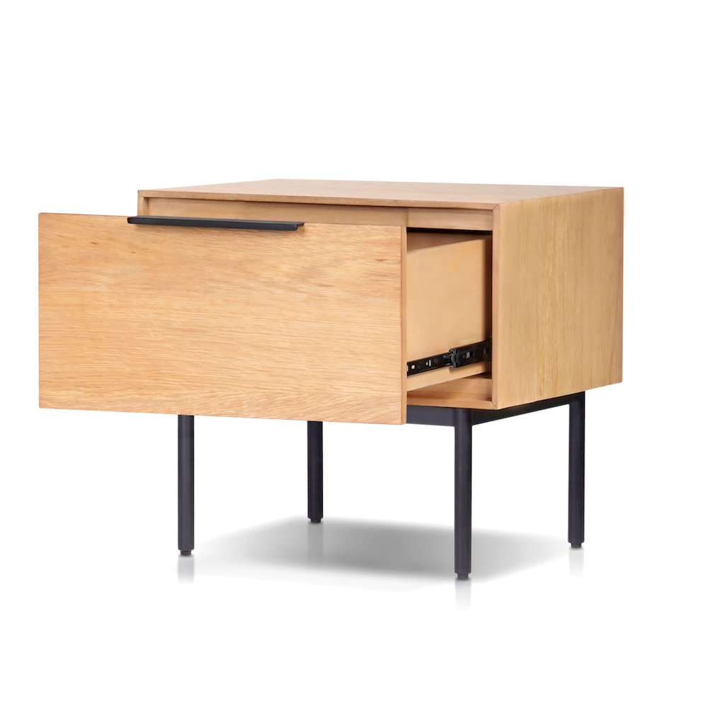 Modern Akira Nightstand, Light Oak. Picture 3