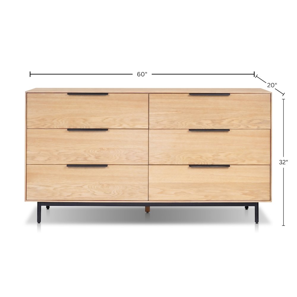 Modern Akira Dresser, Light Oak. Picture 4
