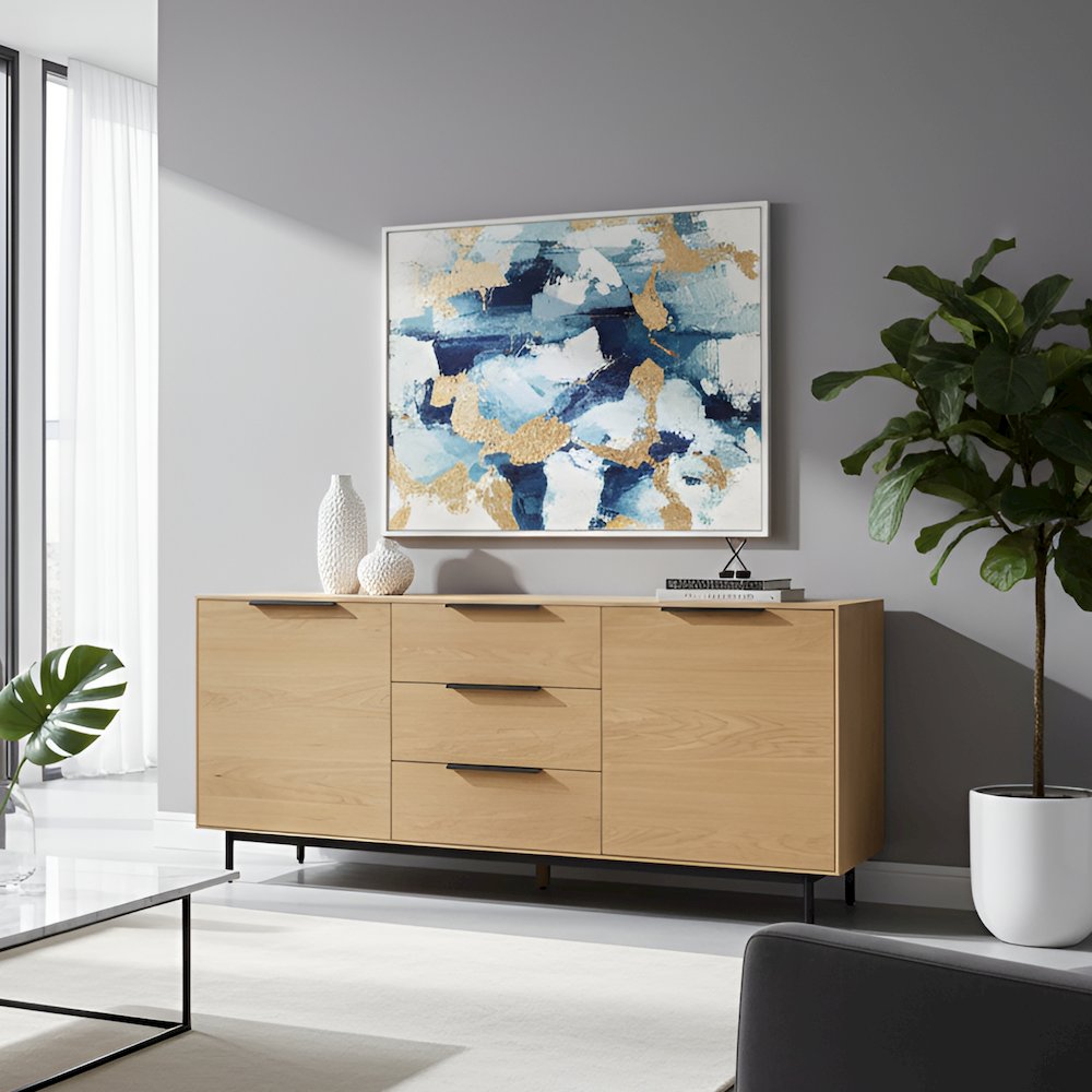 Modern Akira Sideboard, Light Oak. Picture 6