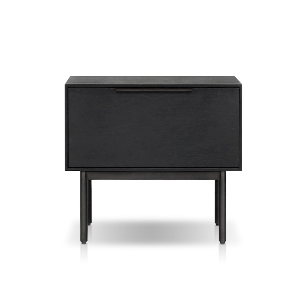 Modern Akira Nightstand, Black. Picture 1