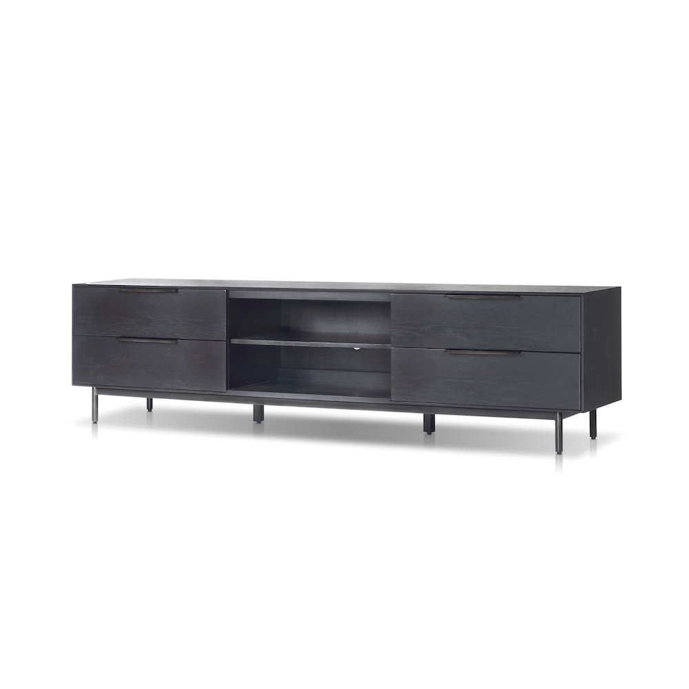 Modern Akira TV Console, Black. Picture 2