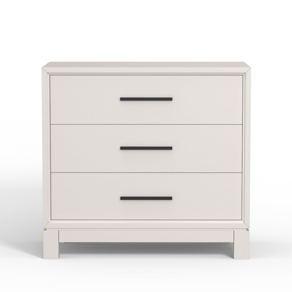 Modern Contemporary Nova Small Chest, Chalk White. Picture 1