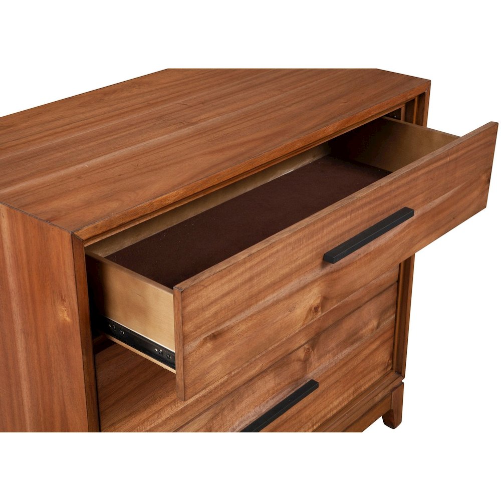 Modern Contemporary Nova Small Chest, Honey Maple. Picture 3