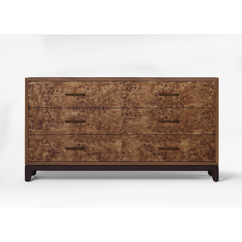 Transitional Owen Dresser with Legs, Walnut. Picture 3