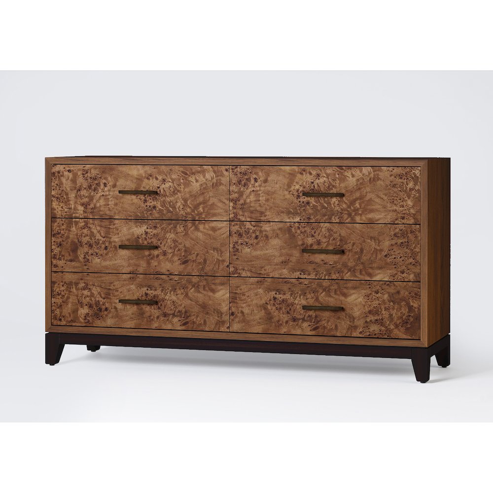 Transitional Owen Dresser with Legs, Walnut. Picture 4