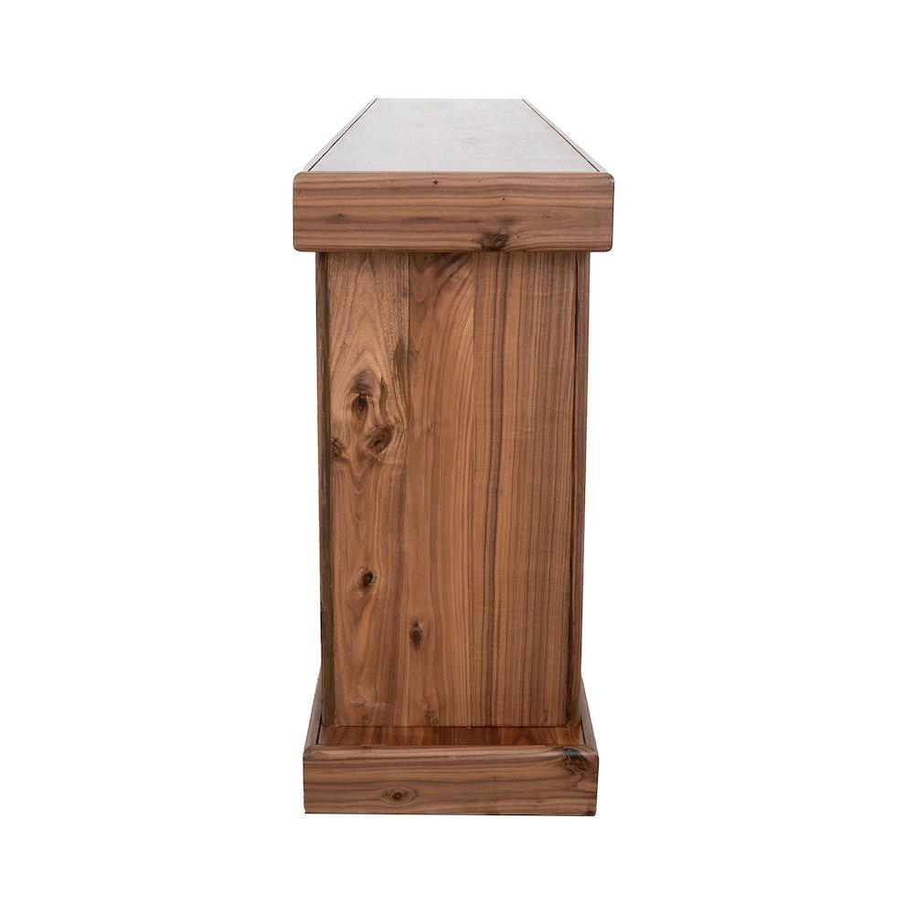 Rustic Modern Sequoia 80" Console Table, Walnut. Picture 6