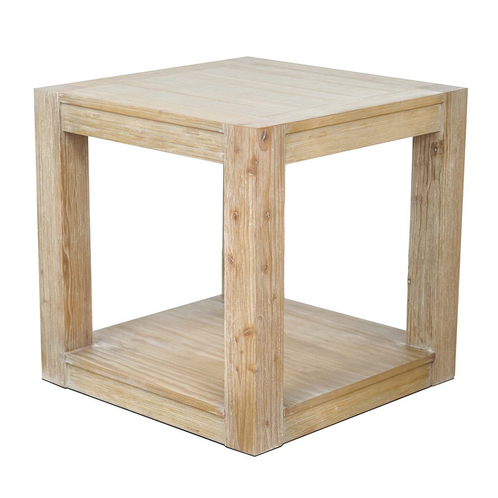 Farmhouse Angelo End Table, Assembled. Picture 3
