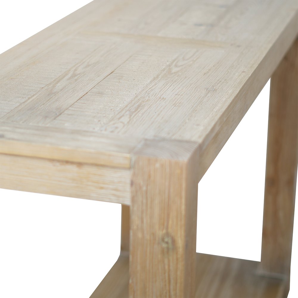 Farmhouse Angelo Console Table, Assembled. Picture 6
