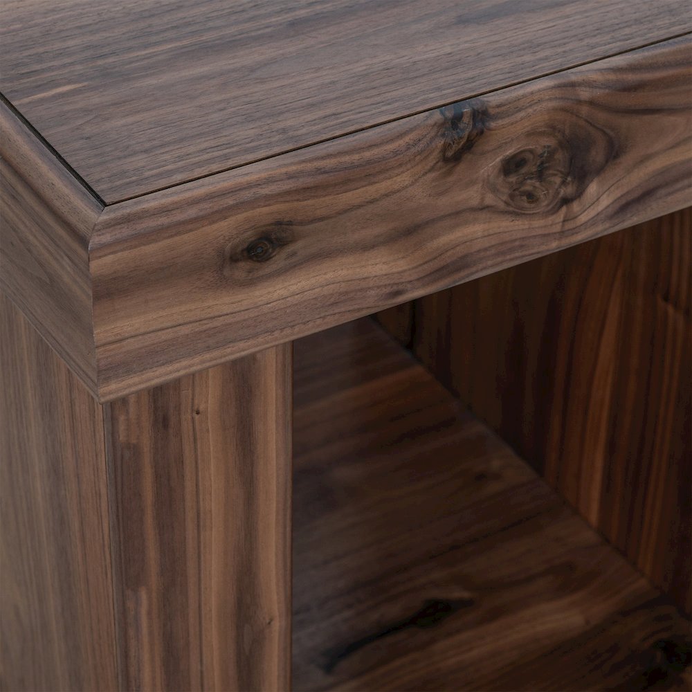 Rustic Modern Sequoia End Table, Walnut. Picture 4