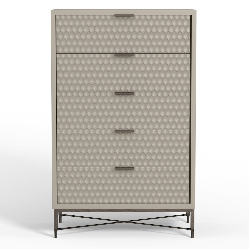 Contemporary Milo Chest (Cement Gray). Picture 1