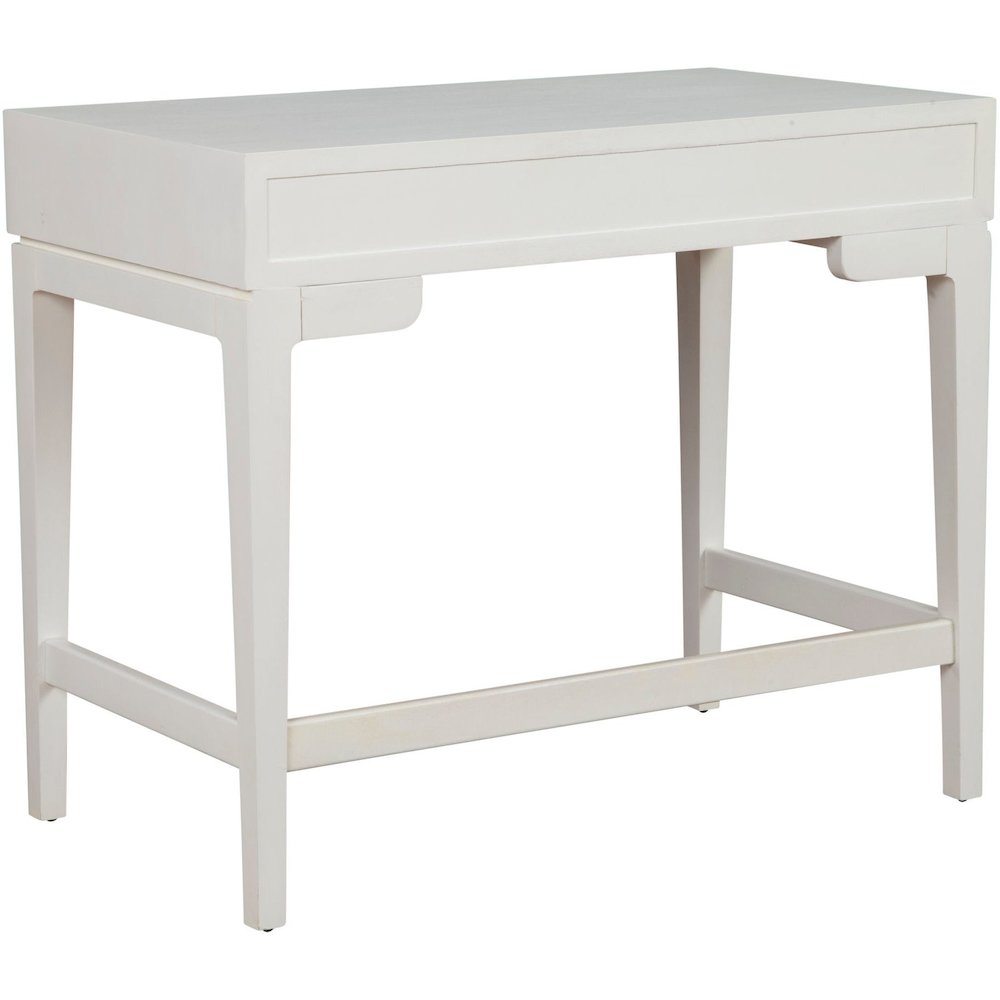 Modern Contemporary Nova Mini Desk, Chalk White. Picture 5