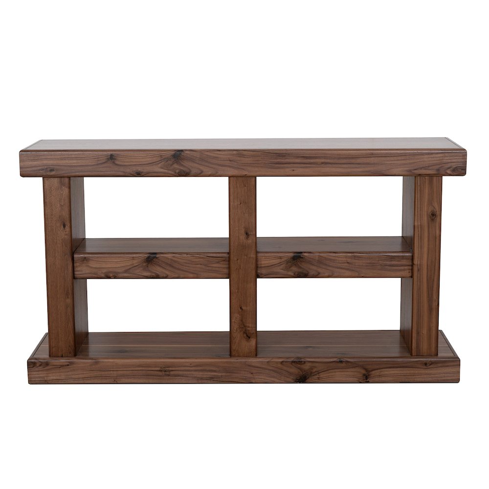 Rustic Modern Sequoia 60" Console Table, Walnut. Picture 3