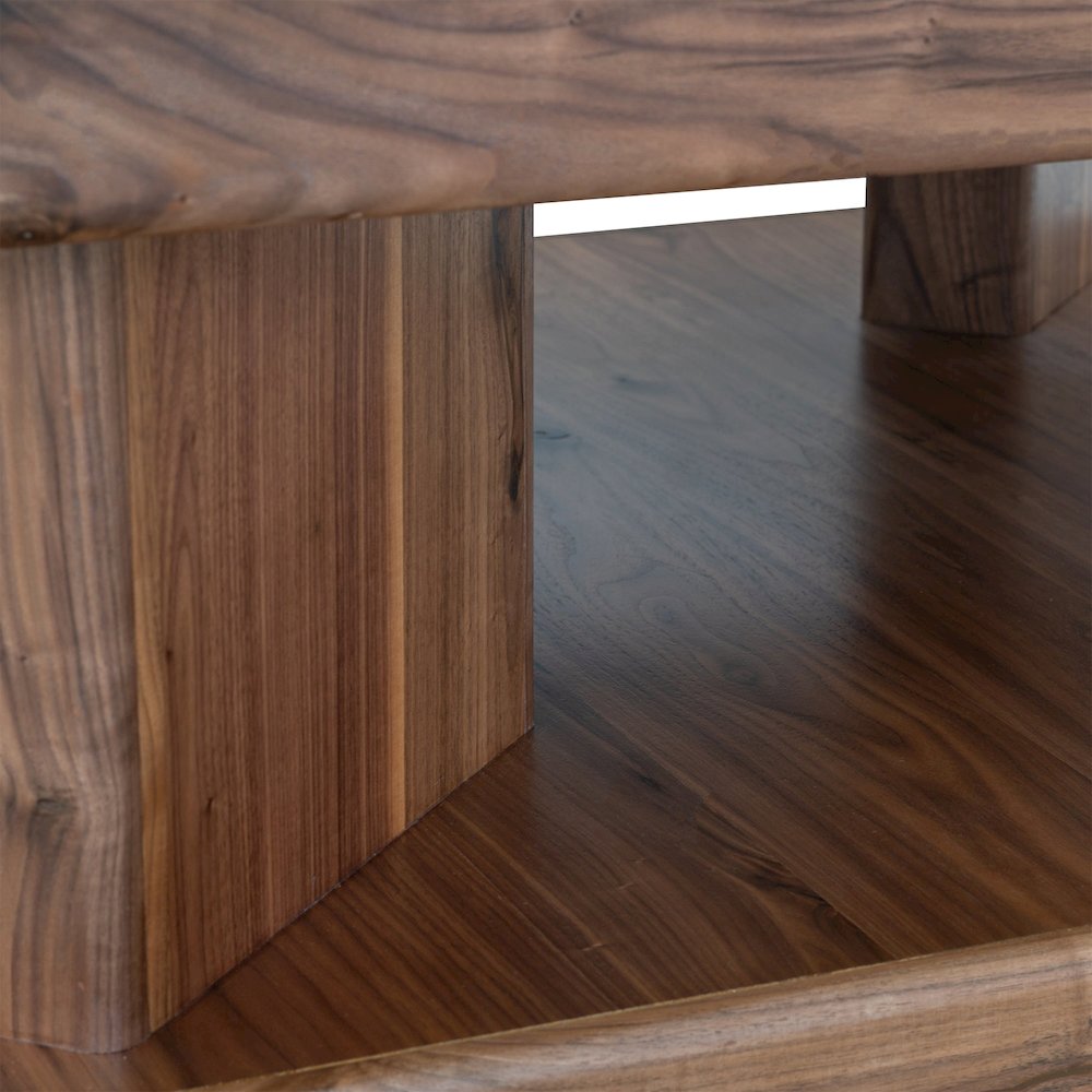 Rustic Modern Sequoia Coffee Table, Walnut. Picture 5