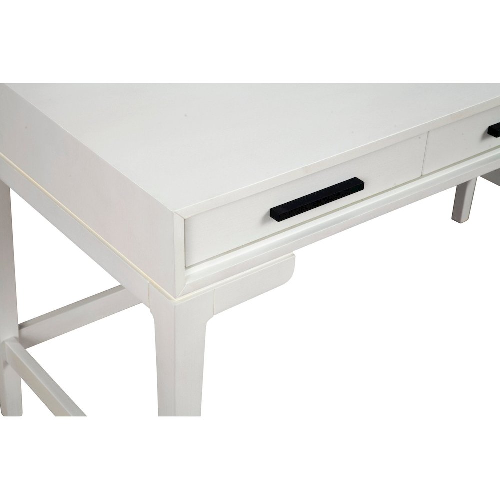 Modern Contemporary Nova Large Desk, Chalk White. Picture 5