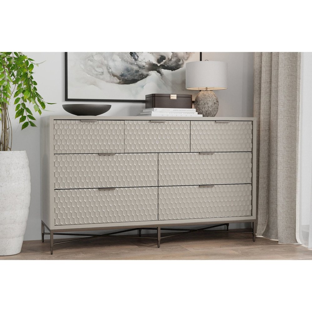 Contemporary Milo Dresser (Cement Gray). Picture 2