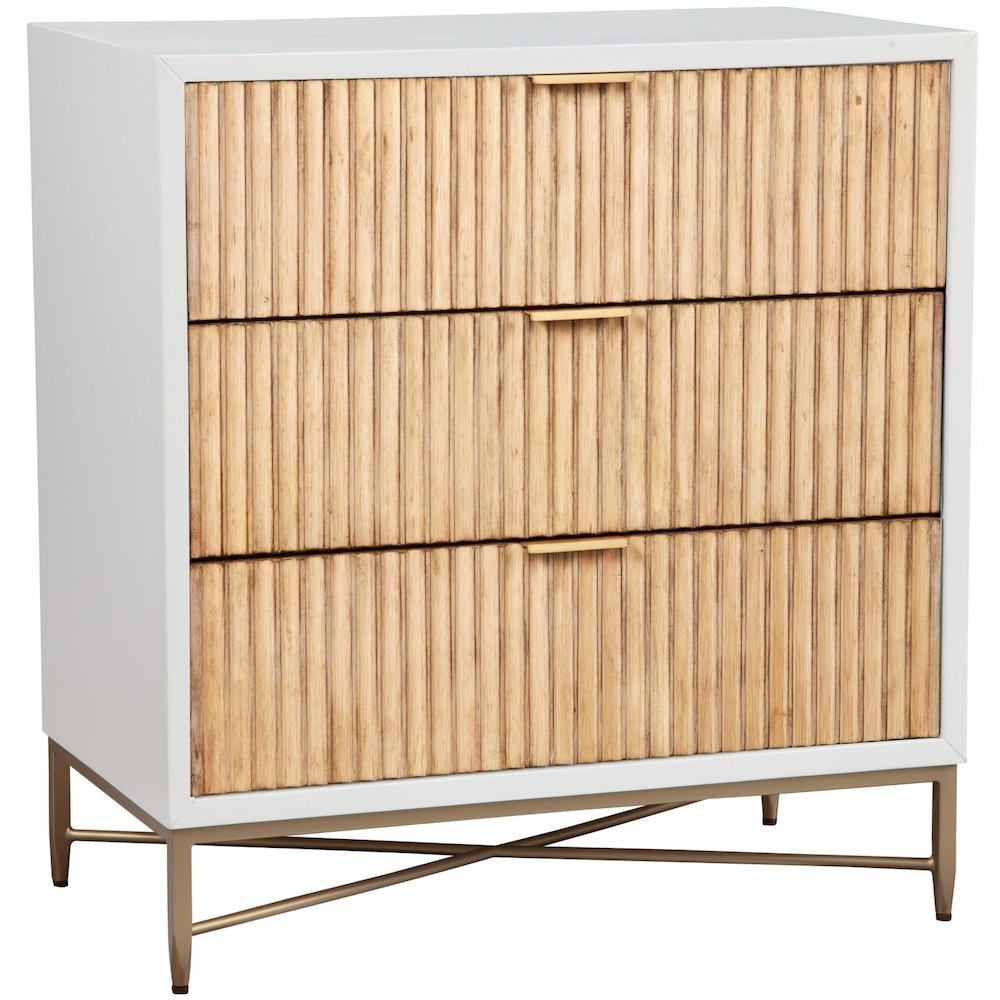 Contemporary Larsen Small Chest (White). Picture 1