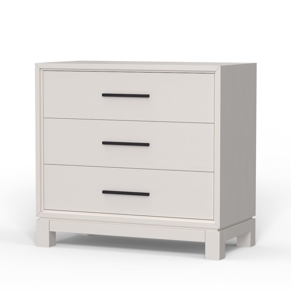 Modern Contemporary Nova Small Chest, Chalk White. Picture 2