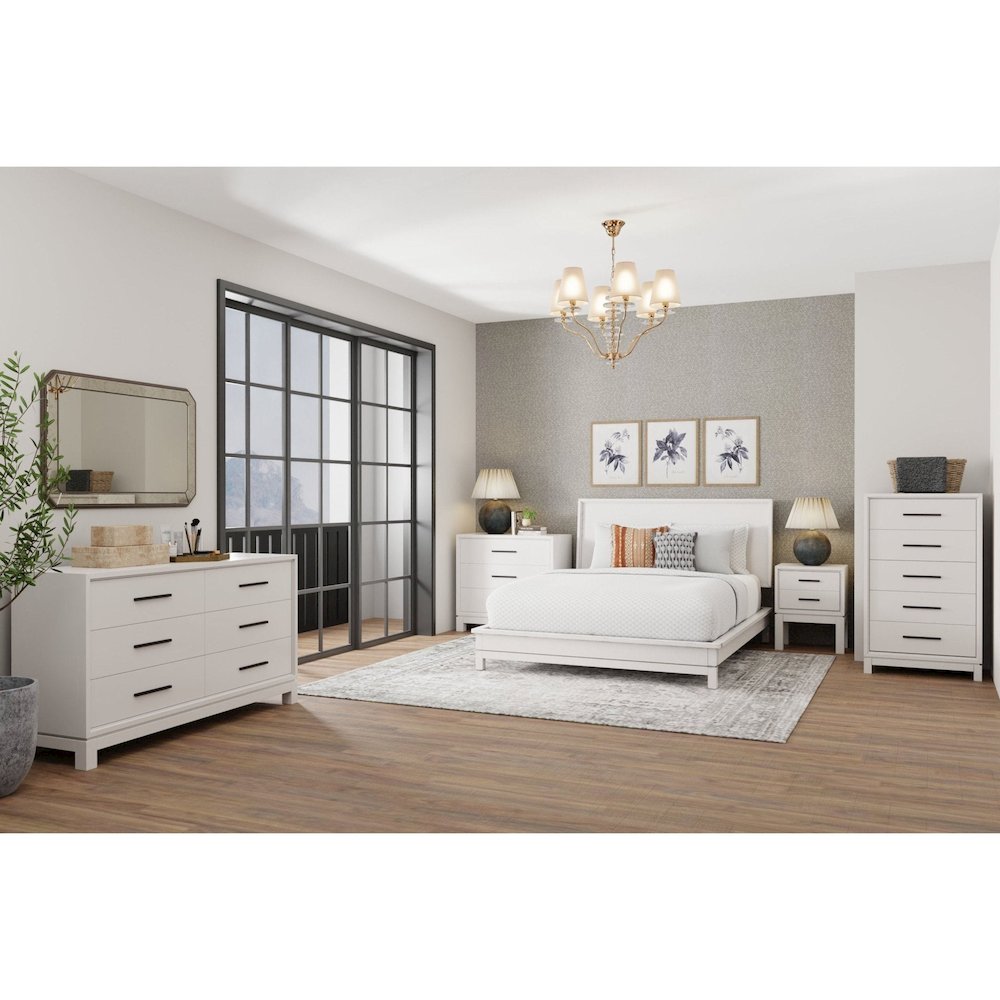 Modern Contemporary Nova Chest, Chalk White. Picture 3