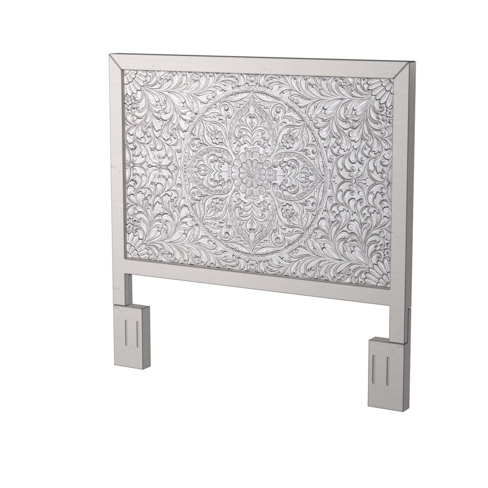 Traditional Aria Cal King / Eastern King Headboard, Gray. Picture 4