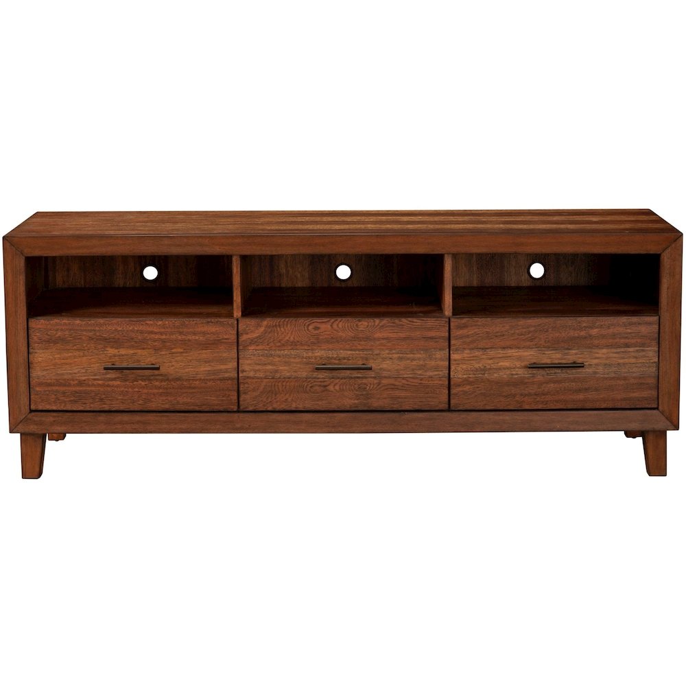 Modern Trinidad TV Console, Toffee. Picture 1