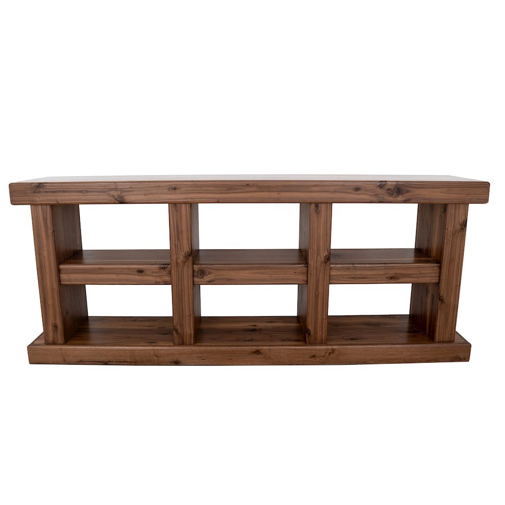 Rustic Modern Sequoia 80" Console Table, Walnut. Picture 5